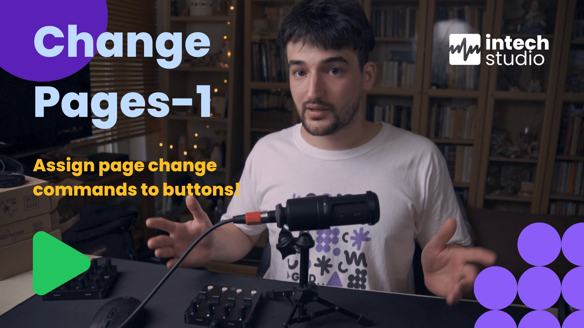 3 simple ways to change pages with buttons or encoders